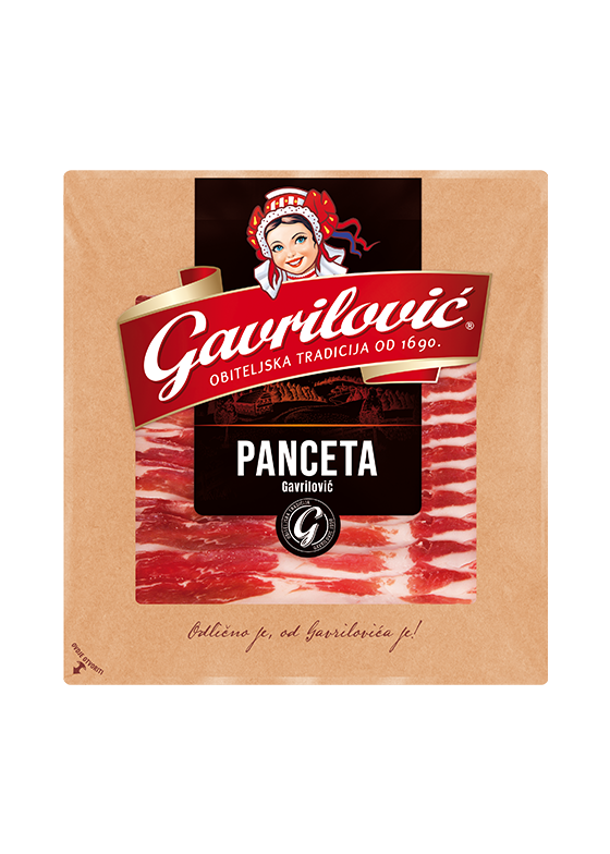 Pancetta Gavrilović slices