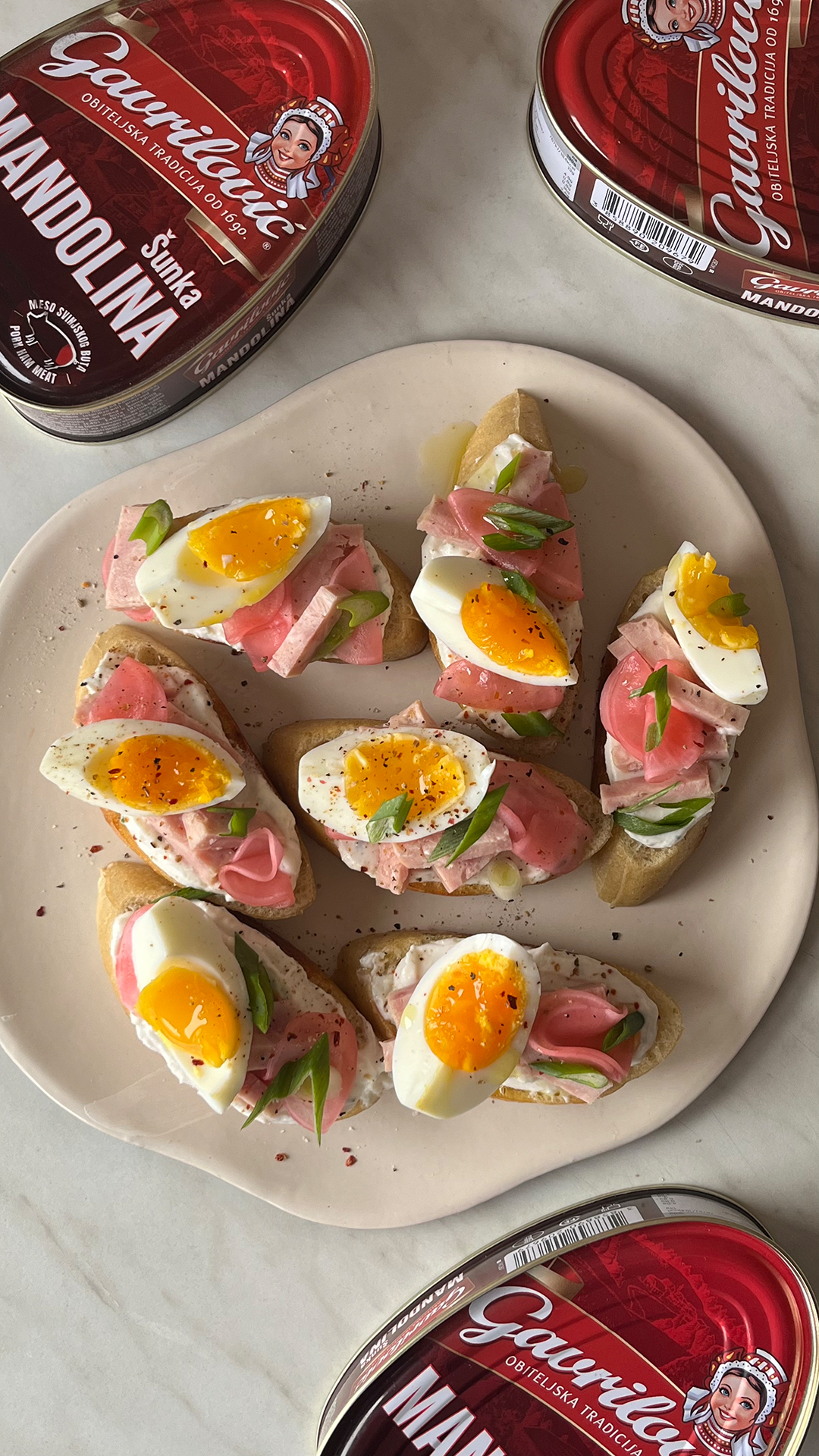 Easter bruschetta