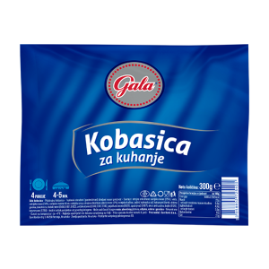 GALA Cooking sausage