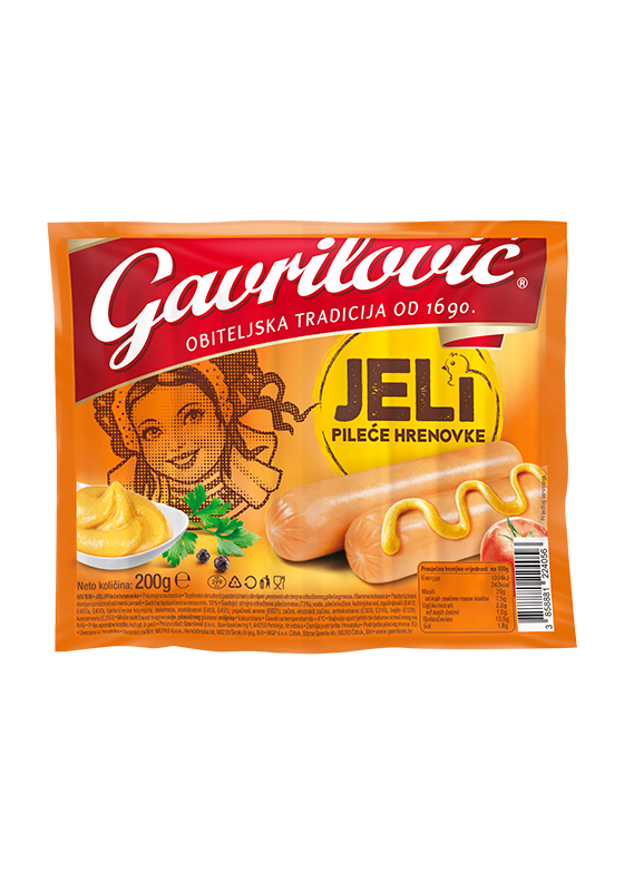 JELI Chicken Hot Dog sausages