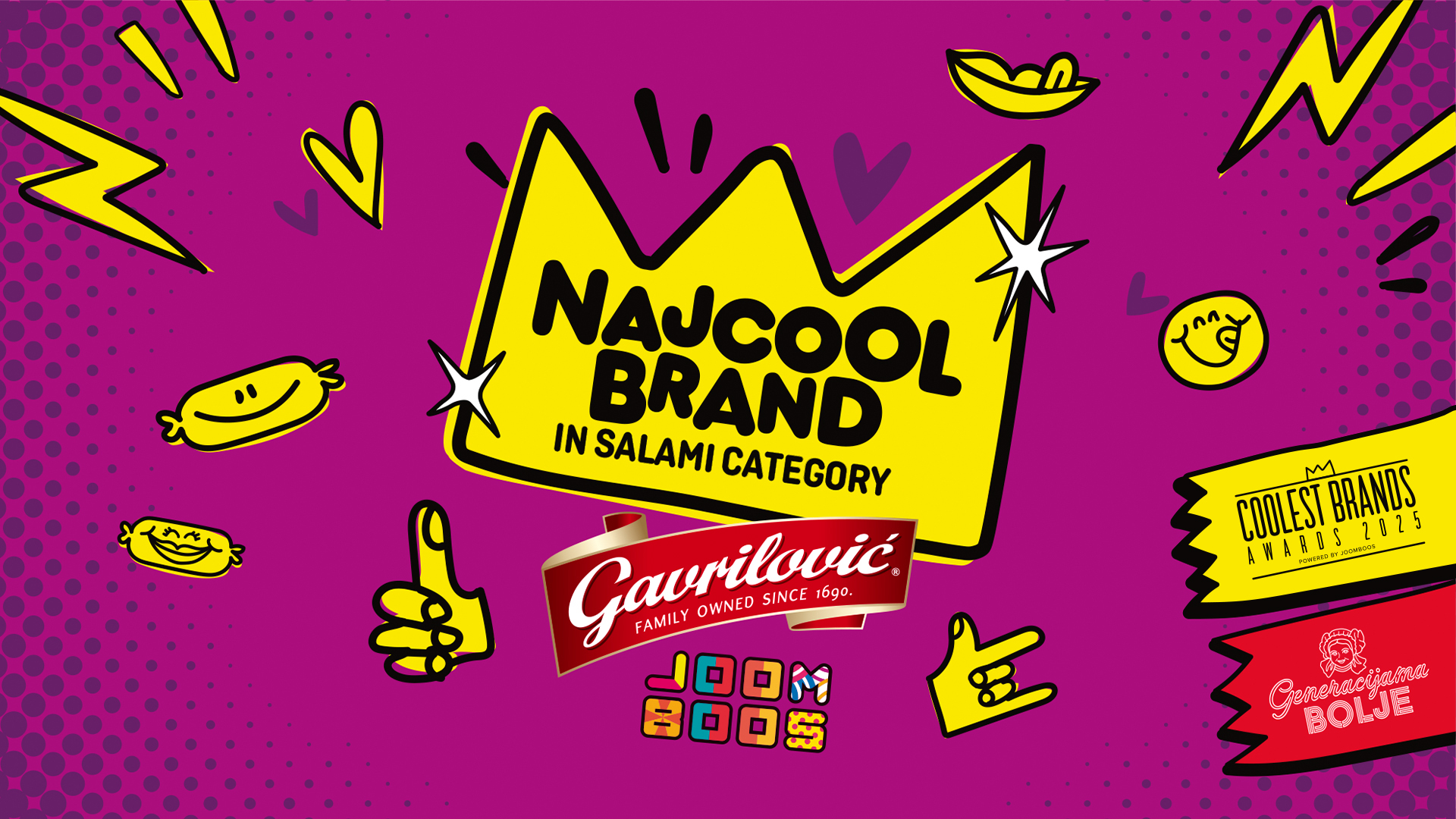 Gavrilović – Coolest Brand in the Salami category in 2025