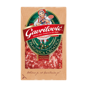 Panonica Croatica with pepper slices