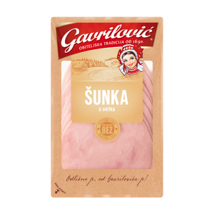 Ham sausage slices
