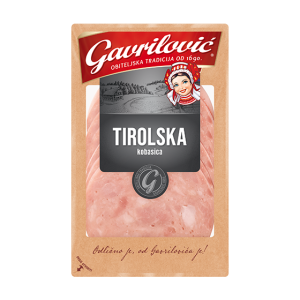 Tyrolean sausage slices