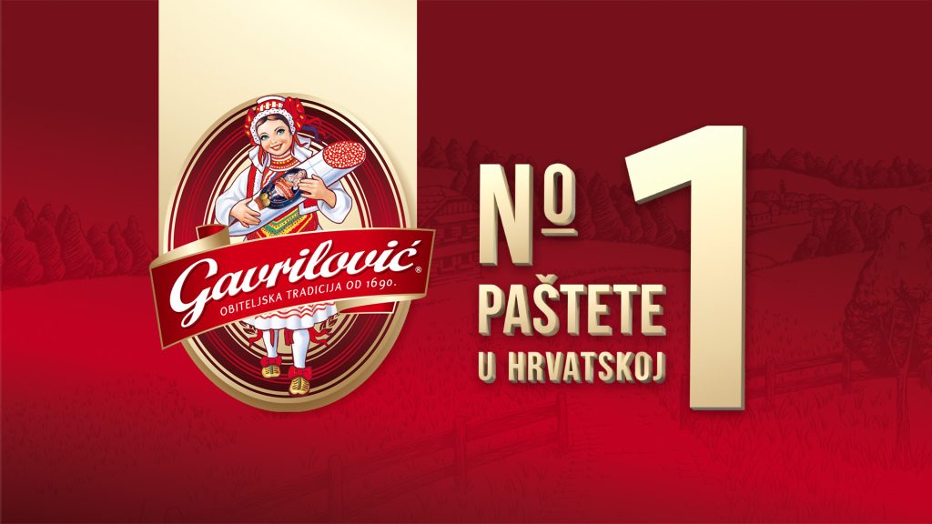 Gavrilović – Number 1 in the category of Pâté in Croatia